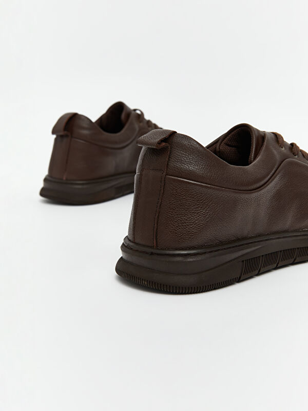 Bağcıklı Hakiki Deri Erkek Spor Ayakkabı - Görsel 6