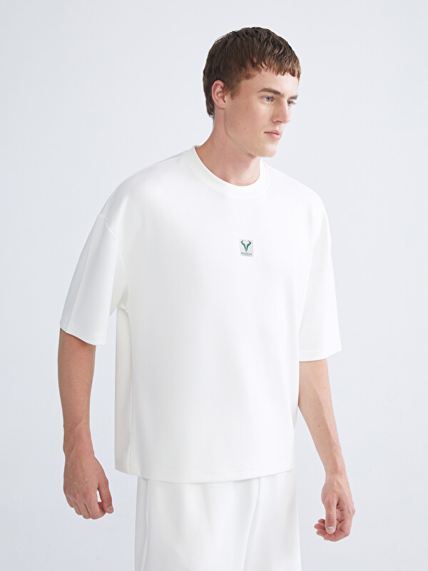 XSIDE ACTIVE Bisiklet Yaka Baskılı Erkek Spor Tişört