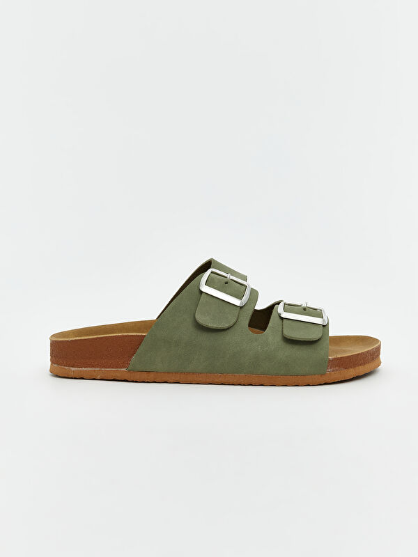 Süet Görünümlü Kadın Terlik - Görsel 3