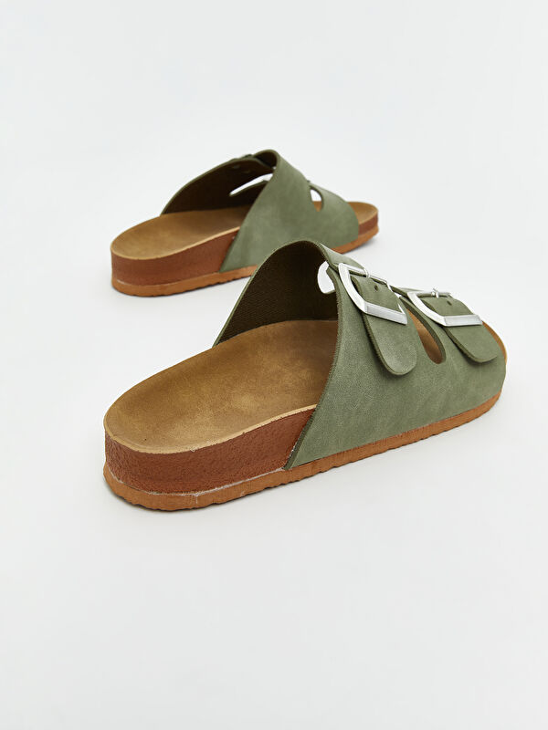 Süet Görünümlü Kadın Terlik - Görsel 6