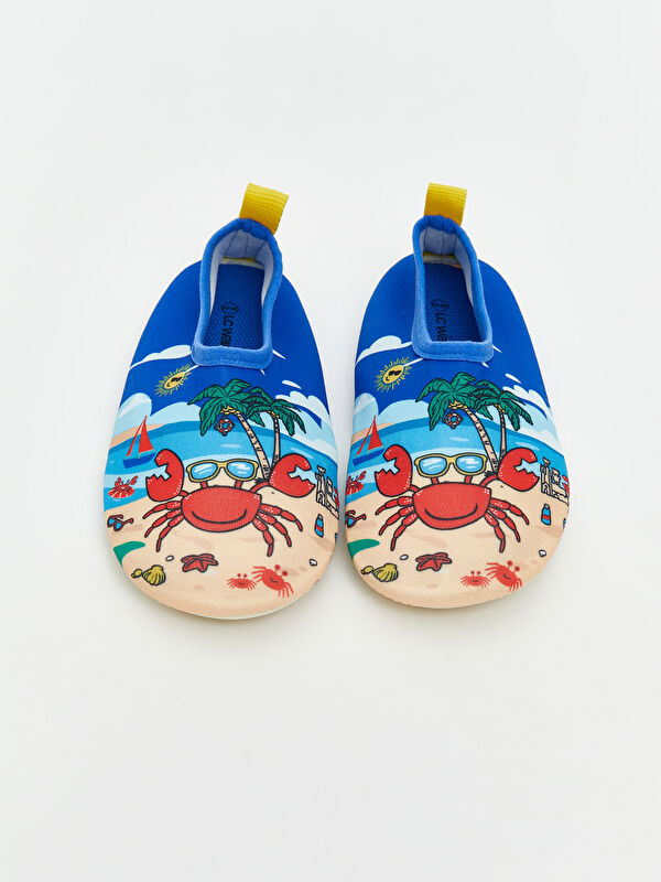 Lcw Steps Mavi Lcw Steps Baskili Erkek Bebek Deniz Ayakkabısı