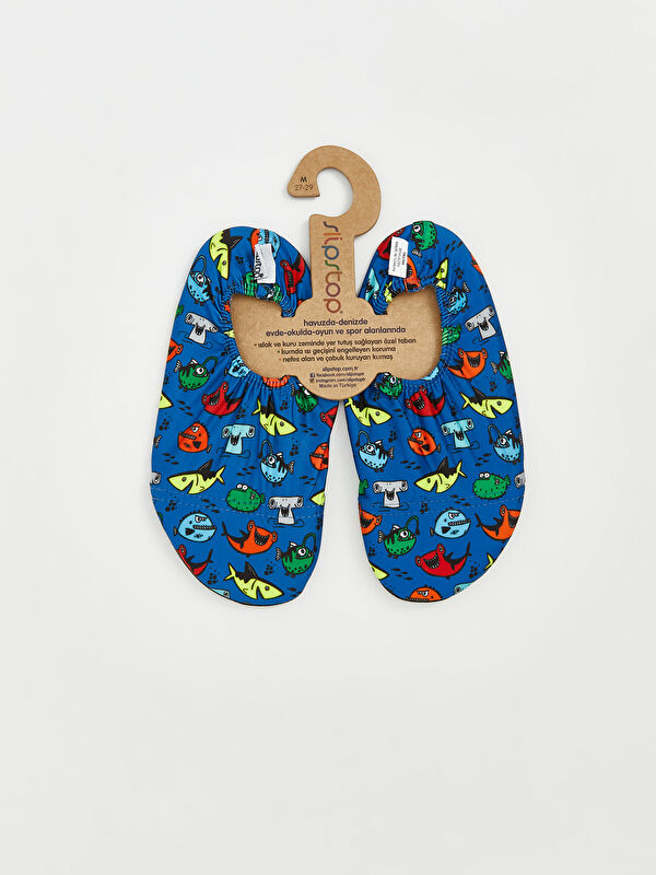 Baskılı Erkek Bebek Deniz Ayakkabısı - Görsel 2