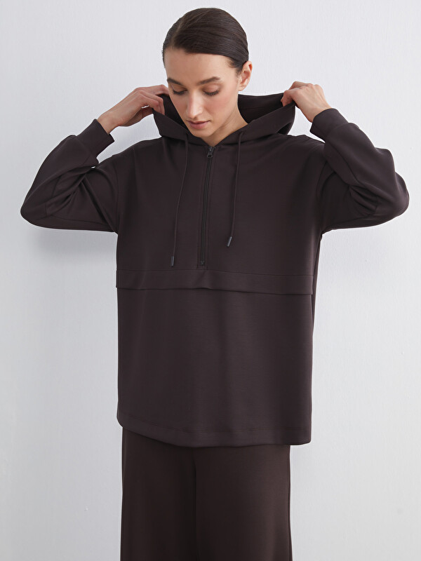 LCW Comfort Loose Fit Kadın Hoodie