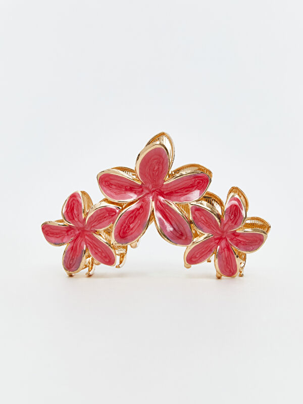 LCW JOY Floral Figured Women's Claw Clip