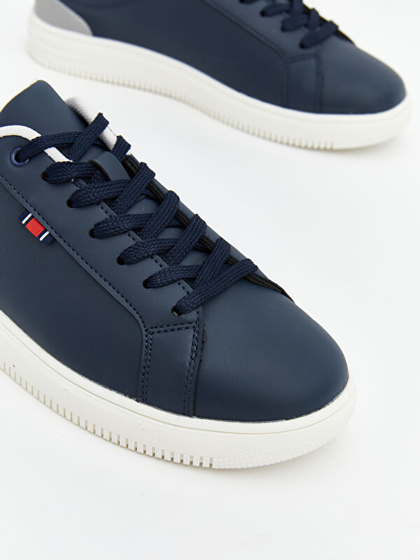 Deri Görünümlü Erkek Spor Ayakkabı - Görsel 4