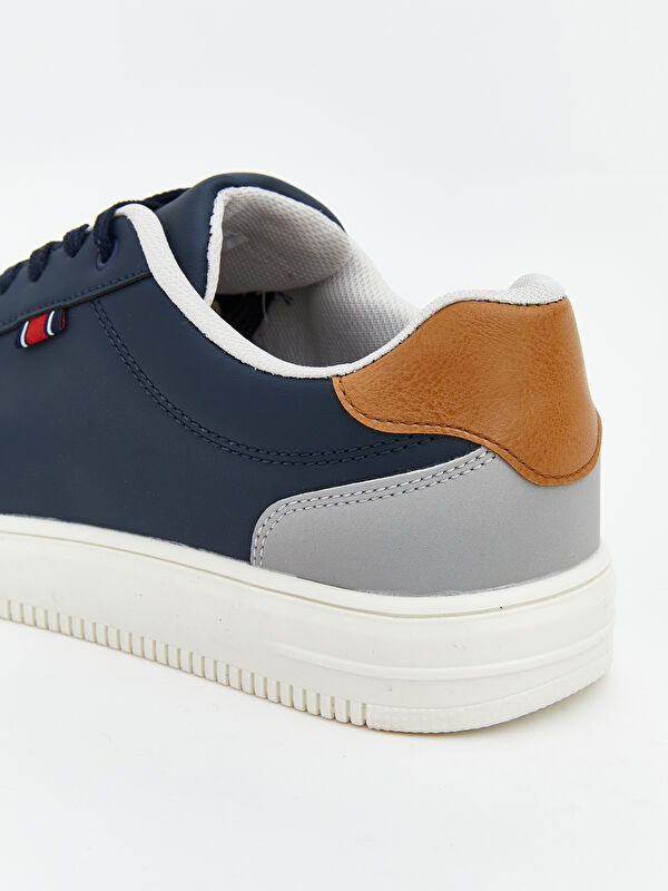 Deri Görünümlü Erkek Spor Ayakkabı - Görsel 6