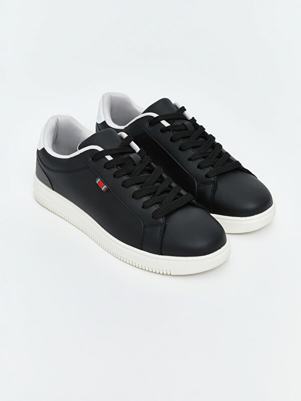 Deri Görünümlü Erkek Spor Ayakkabı - Görsel 2