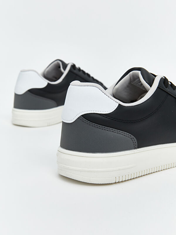 Deri Görünümlü Erkek Spor Ayakkabı - Görsel 6