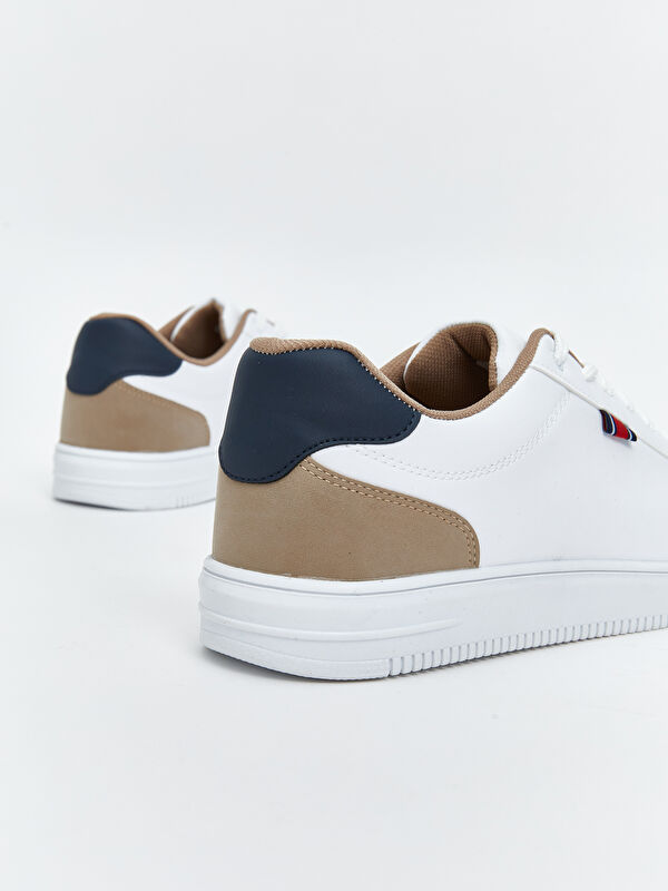 Deri Görünümlü Erkek Spor Ayakkabı - Görsel 6