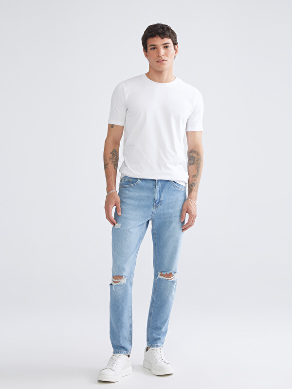 LCW Jeans 730 Havuç Kalıp Erkek Jean Pantolon
