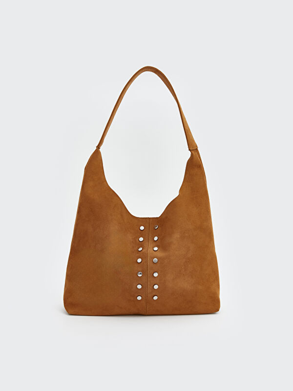 LCW ACCESSORIES Süet Görünümlü Kadın Omuz Çantası