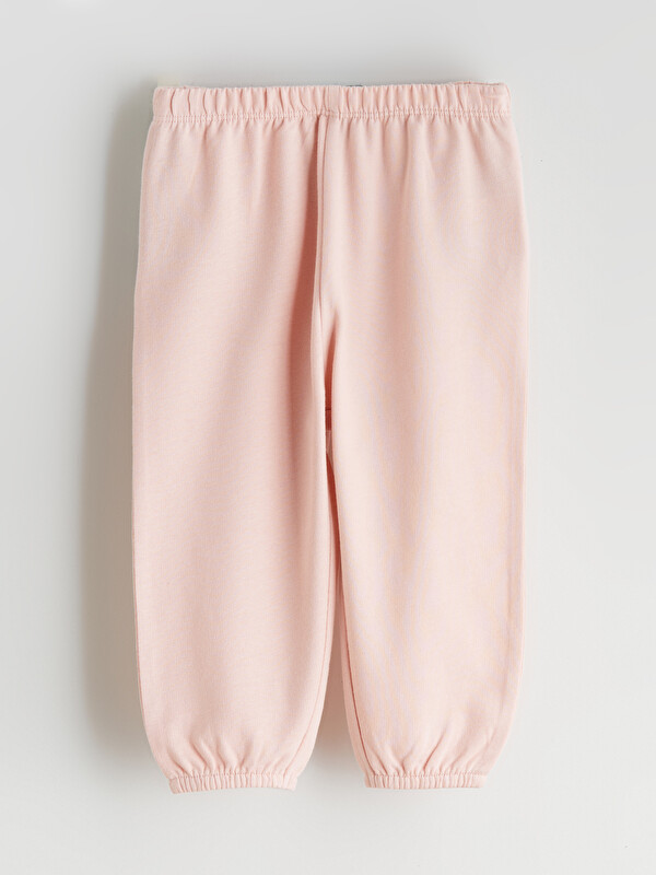 LCW baby Elastic Waist Baby Girls' Jogger Sweatpants Bottom