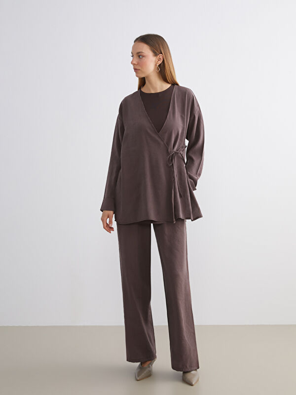 LCW Modest Beli Lastikli Modal Karışımlı Kadın Pantolon