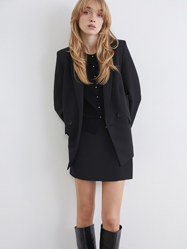 LCW Vision Kadın Krep Blazer Ceket