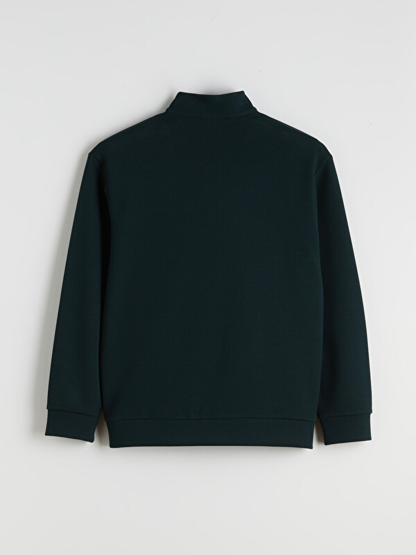 LCW Vision Zippered Funnel Neck Men's Thick Sweatshirt - W5L415Z8
