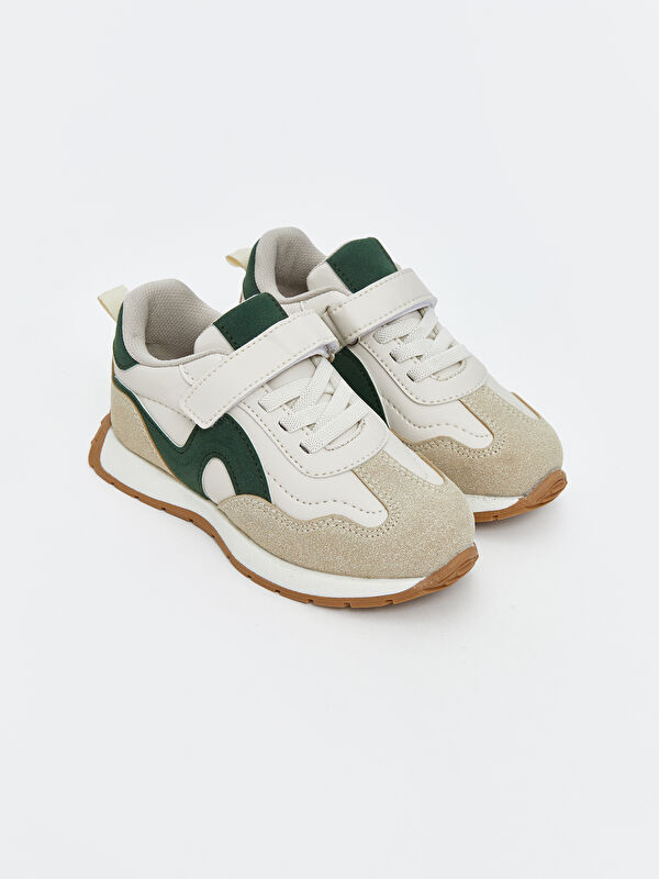 Bağcık ve Cırt Cırtlı Erkek Bebek Spor Ayakkabı - Görsel 5