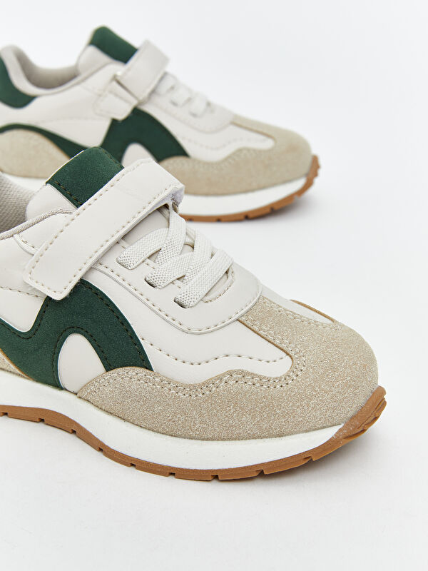 Bağcık ve Cırt Cırtlı Erkek Bebek Spor Ayakkabı - Görsel 7