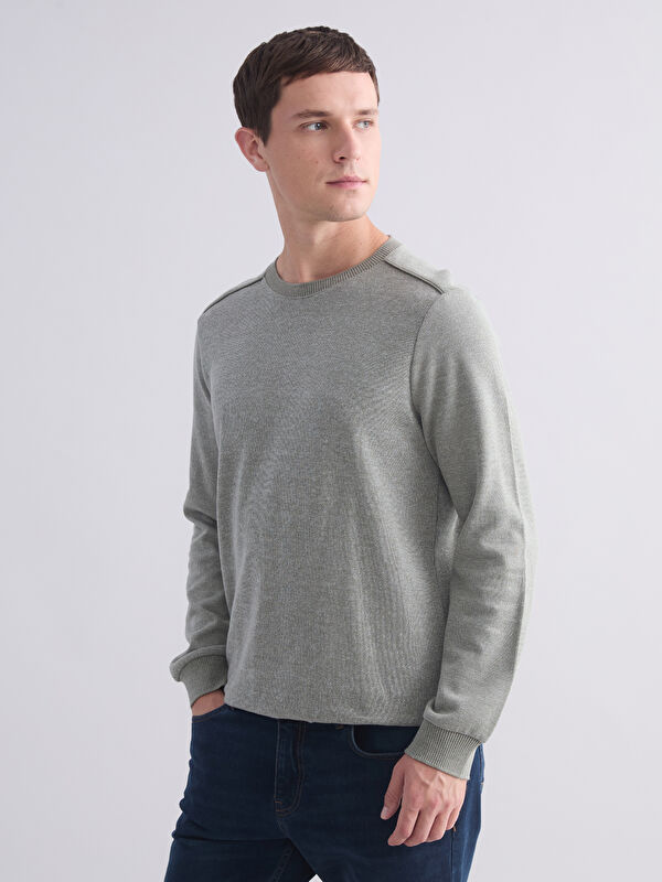 LCWAIKIKI Classic Crew Neck Men's Sweatshirt