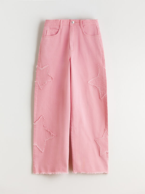 LCW Kids Wideleg Kız Çocuk Jean Pantolon