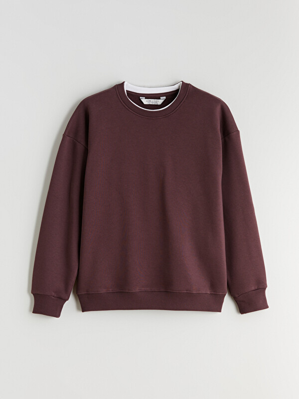 LCW Vision Bisiklet Yaka Erkek Çocuk Sweatshirt