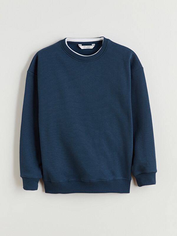 LCW Vision Bisiklet Yaka Erkek Çocuk Sweatshirt