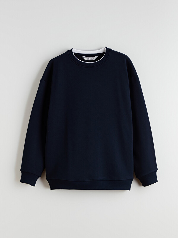 LCW Vision Bisiklet Yaka Erkek Çocuk Sweatshirt