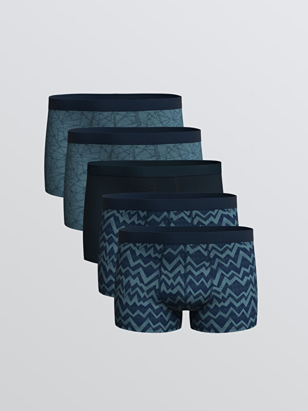 LC WAIKIKI Standart Kalıp Pamuklu Esnek Erkek Boxer 5'li