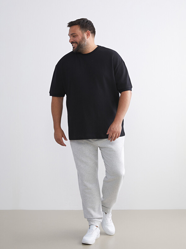 XSIDE Büyük Beden Erkek Kalın Jogger Eşofman Altı