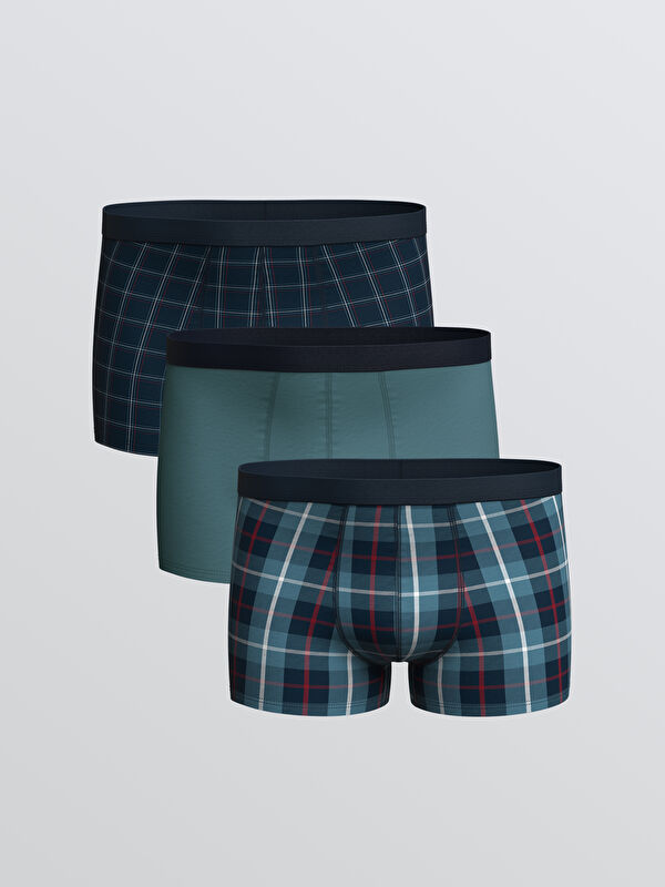 LC WAIKIKI Standart Kalıp Pamuklu Esnek Erkek Boxer 3'lü