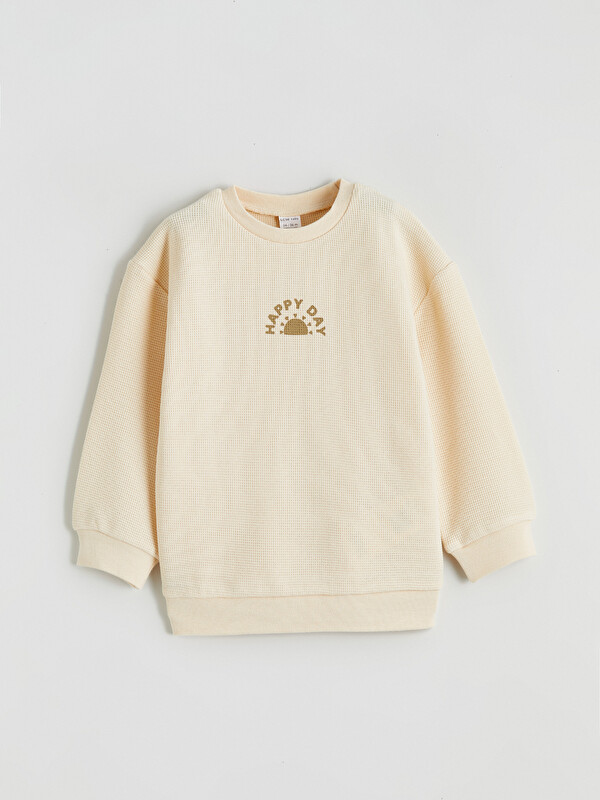 LCW baby Baskılı Erkek Bebek Sweatshirt