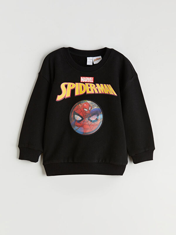 LCW Kids Spider-Man Lisanslı Erkek Çocuk Sweatshirt