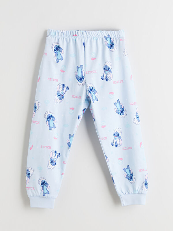 LCW Kids Beli Lastikli Desenli Kız Çocuk Pijama Alt