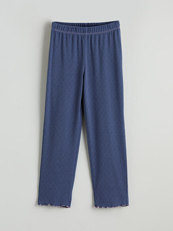 LCW Kids Beli Lastikli Kız Çocuk Pijama Alt