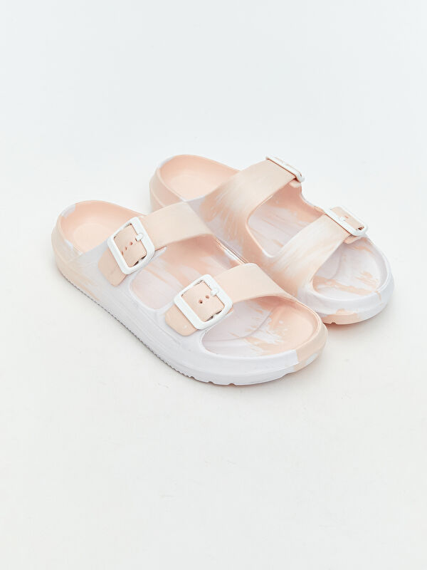 Çift Bantlı Kadın Terlik - Görsel 2