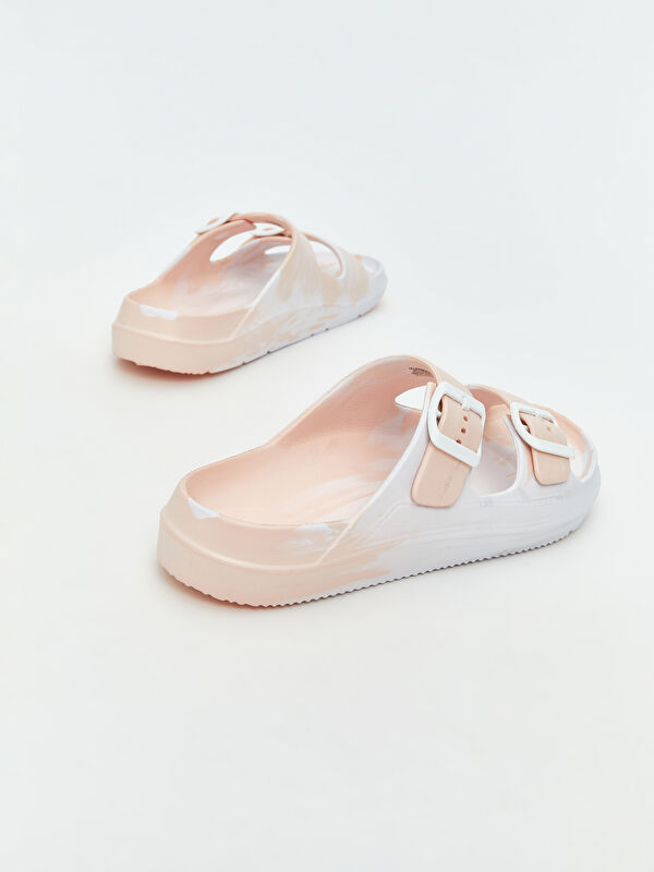 Çift Bantlı Kadın Terlik - Görsel 6