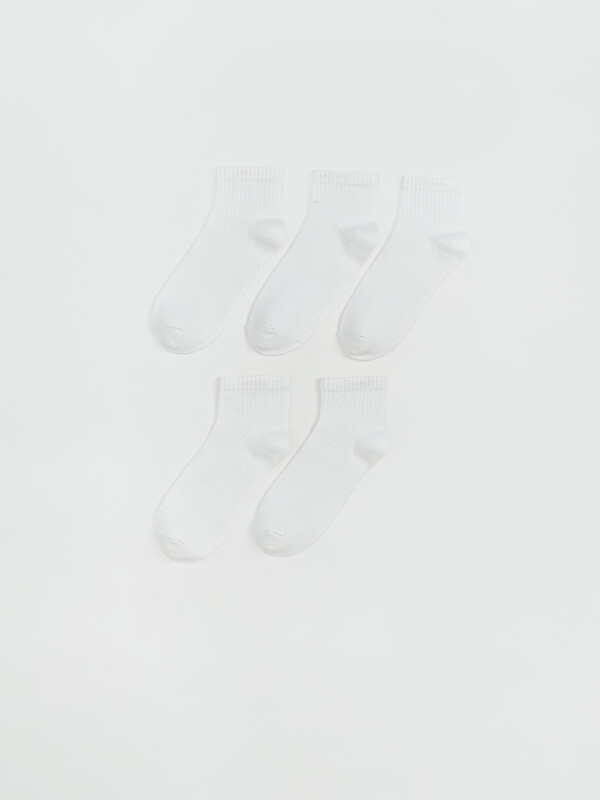 LCW Kids Basic Boys' Ankle Socks 5 Pack