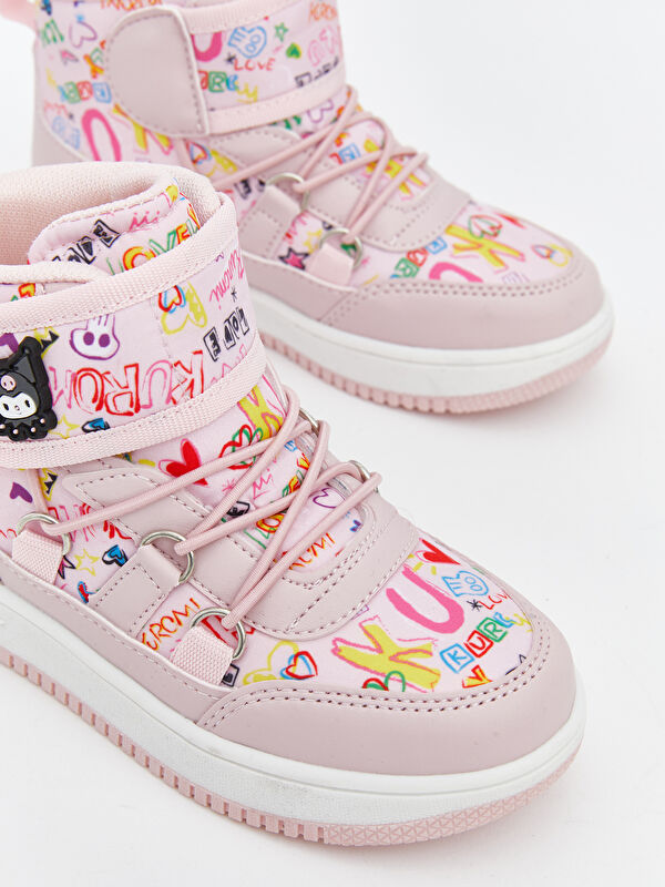 Kuromi Baskılı Kız Çocuk Bilekli Spor Ayakkabı - Görsel 4