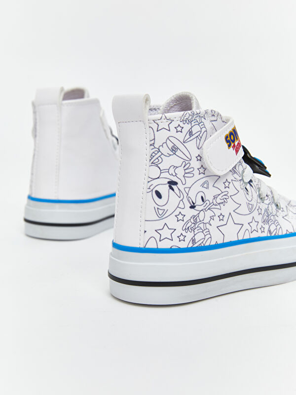 Sonic Baskılı Erkek Bebek Spor Ayakkabı - Görsel 6