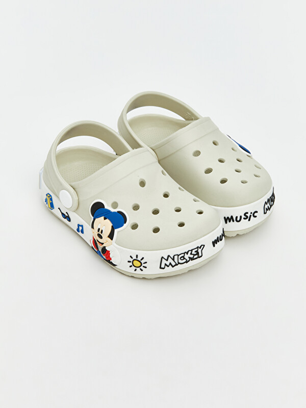 LCW STEPS Mickey Mouse Baskılı Erkek Bebek Plaj Sandaleti