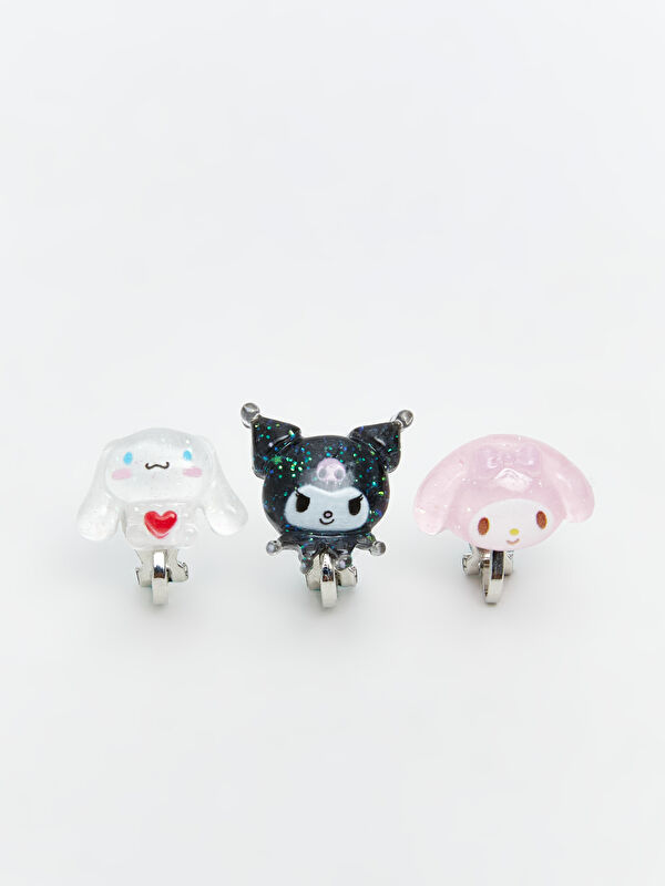 LCW JOY Kuromi Printed Girls' Hair Clip Set 3-pack