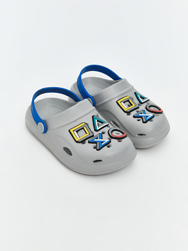 Baskılı Erkek Bebek Plaj Sandaleti - Görsel 2