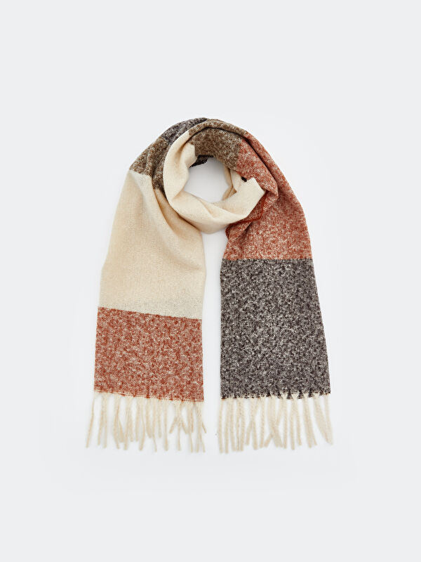LCW ACCESSORIES Plaid Pattern Women's Scarf