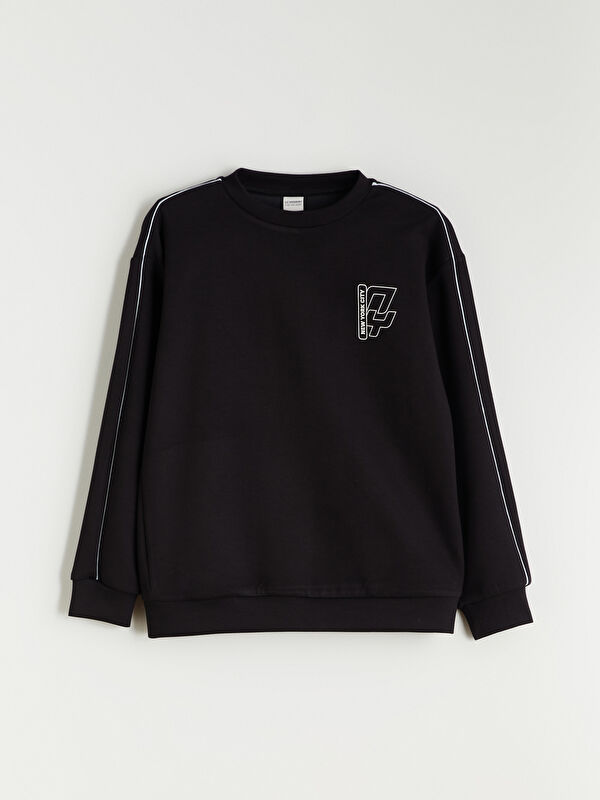 LCW Kids Crew Neck Boys' Sweatshirt