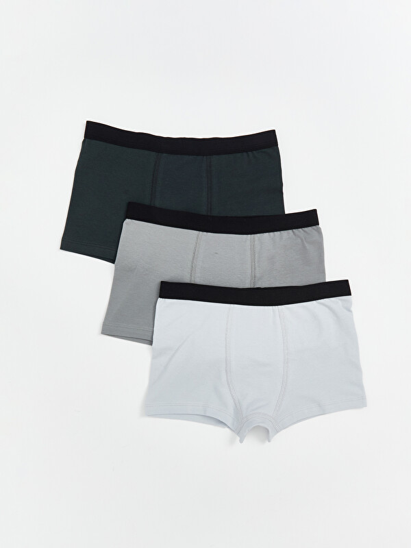 LCW Kids Basic Erkek Çocuk Boxer 3'lü