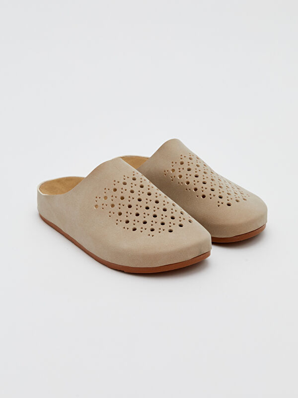 Süet Görünümlü Kadın Terlik - Görsel 2