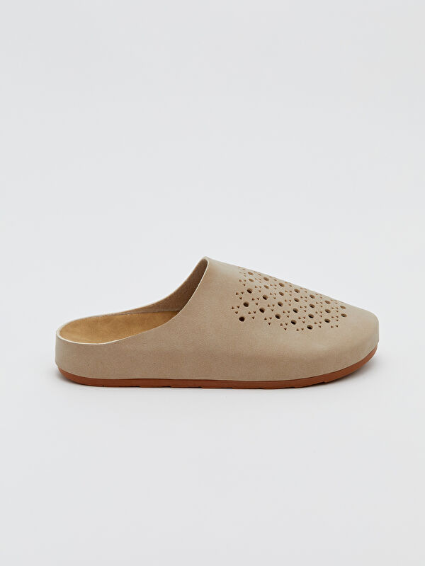 Süet Görünümlü Kadın Terlik - Görsel 3