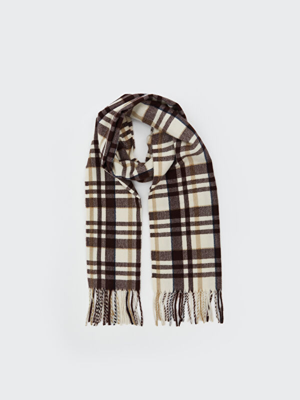 LCW ACCESSORIES Plaid Patterned Women's Scarf