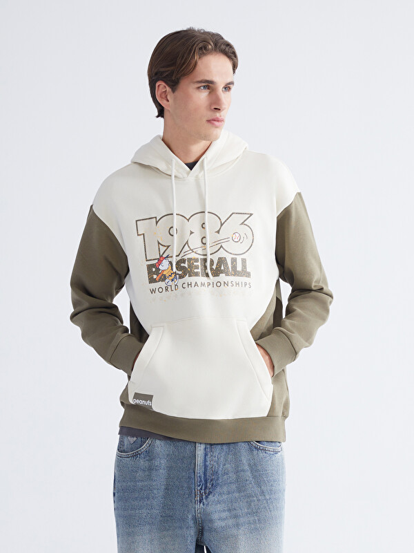 XSIDE Snoopy Baskılı Erkek Hoodie