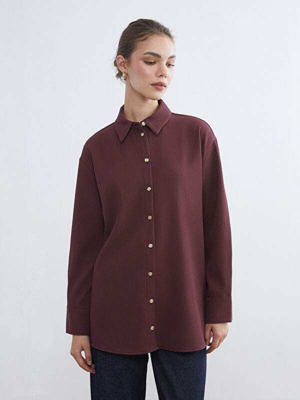 LCW Modest Fitilli Kadın Gömlek Tunik