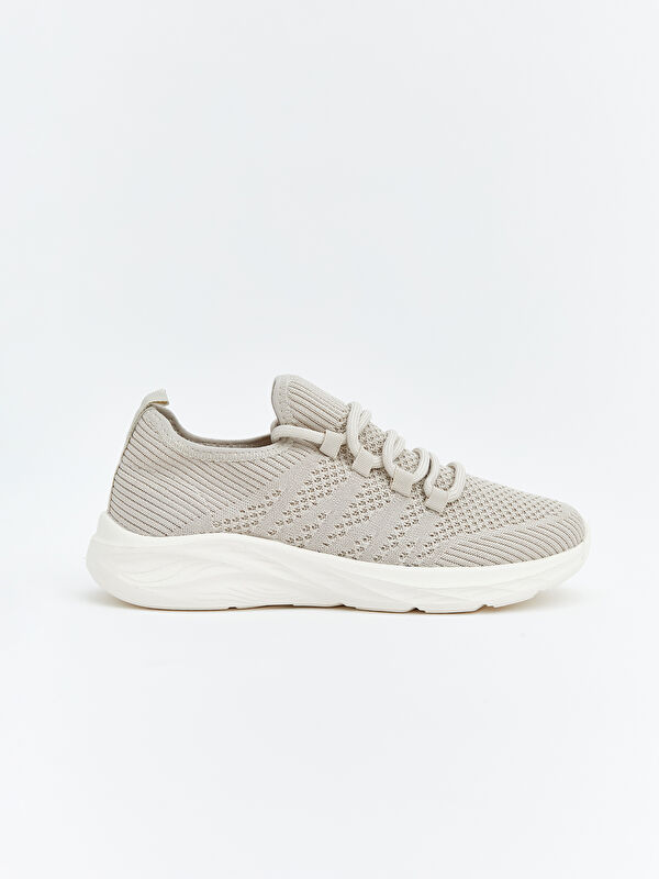 Bağcıklı File Detaylı Kadın Spor Ayakkabı - Görsel 3